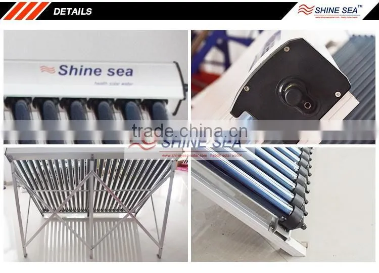 best selling heat pipe solar collector for swimming pool