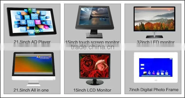 square size 1024*768 wall mount 8inch ultra thin tft mini lcd monitor