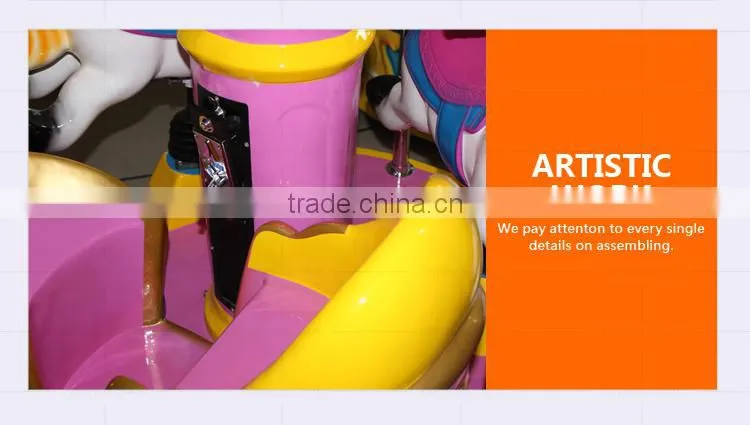 Funshare 2015 Cute Mini Fairground Rides Small Carousel For Sale Merry Go Round Carousel Machine