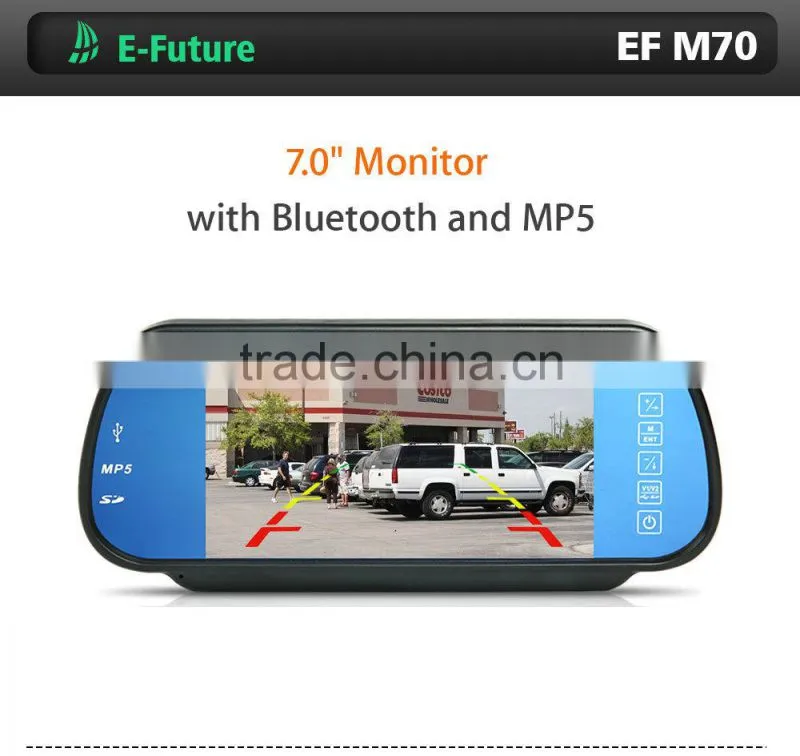 car rearview mirror monitor with and 7inch lcd display