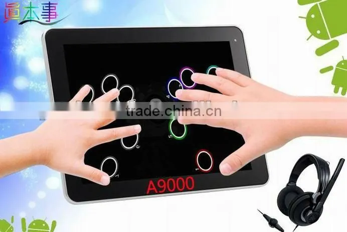 A9000 9.7 inch Android 4.0 Tablet camera 0.3MP Hard drive 16GB CPU 1.2GHz 02