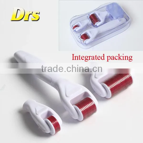 Original 4 in 1 dermaroller with 1.0mm needle for face and body care