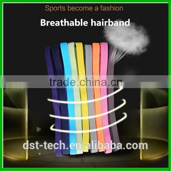 Wholesale High quality running high elastic headband yoga sport head band
