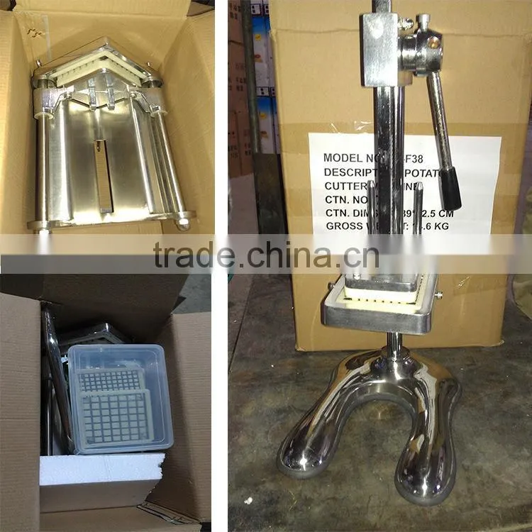 2017 Manufacturer Sweet Potato French Fry Cutter Machine, Manual Control, Full S/S, TT-F38