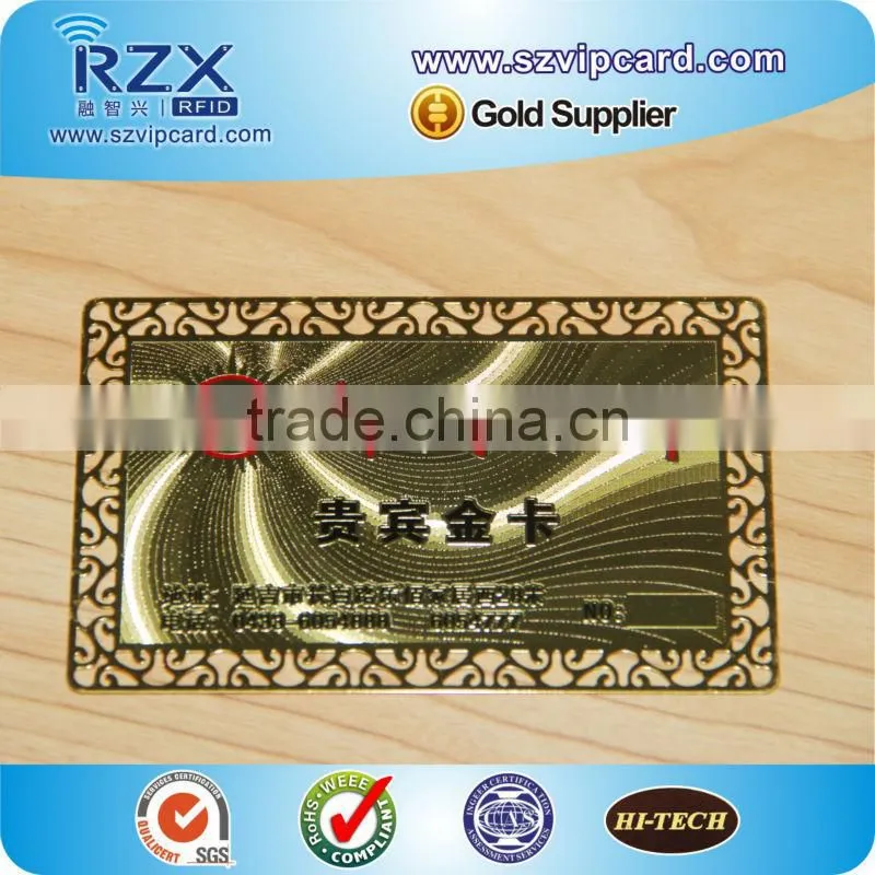 Stainless Steel Metal Business Card