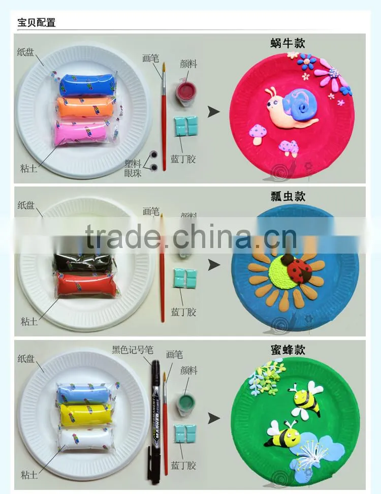 2014 DIY Creative decorative plate for educational toys