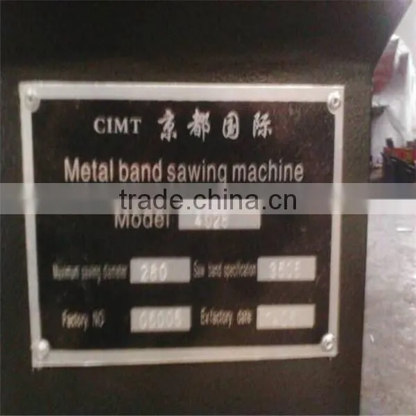 2015 new Band Saw Machine GB4028 for sale