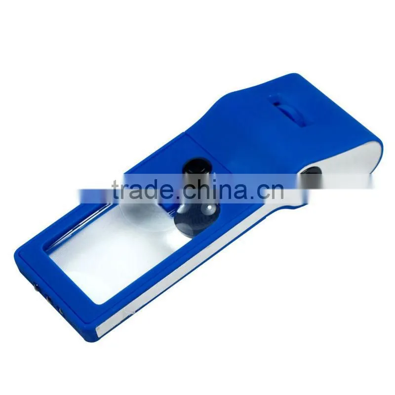 New Mini 3X - 10X - 55X Jewelers Loupe / Magnifier / Microscope with LED & UV Lights