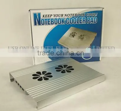 4 Ports USB 2 Fan cooling pad
