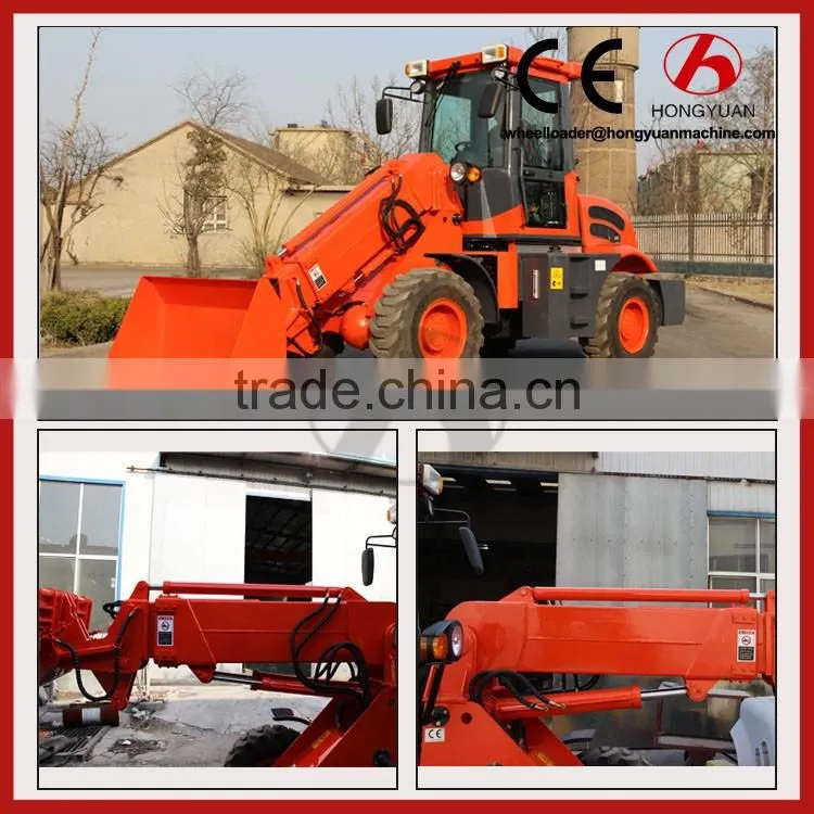 Hydrolic compact wheel loader ,telescopic arm