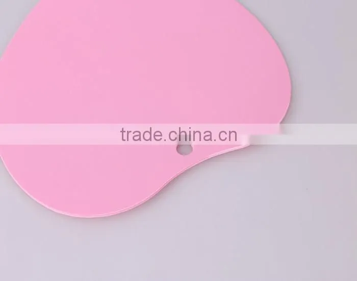 2015 new products home used high temperature resist eco-friendly marerial EVA pink green and blue fresh color round cup coaster