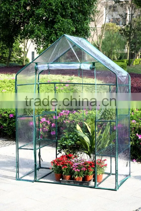 62''H Portable PE Flower Greenhouse