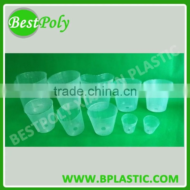 high quality plastic orchid phalaenopsis seedling pot for sale