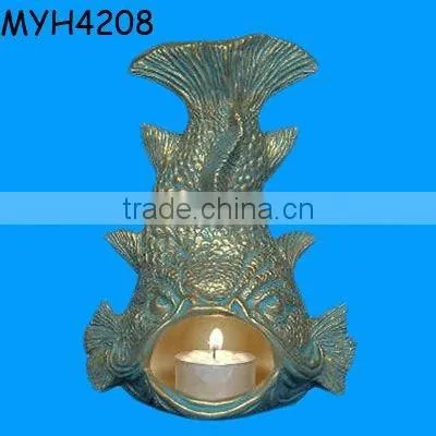Wonderful undersea conch and shell tealight candle containers