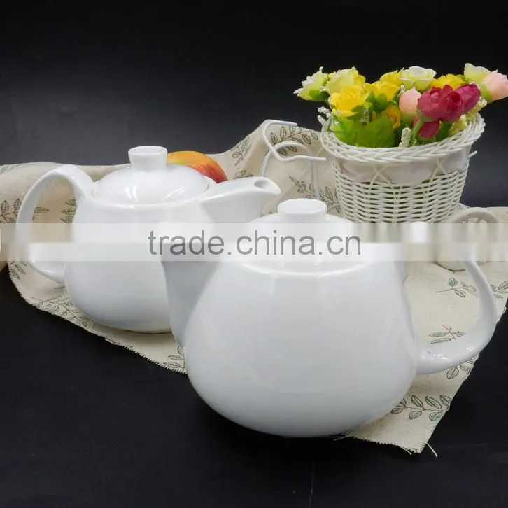 wholesale alibaba online shop china white porcelain tea pot, grace tea ware, coffee pot