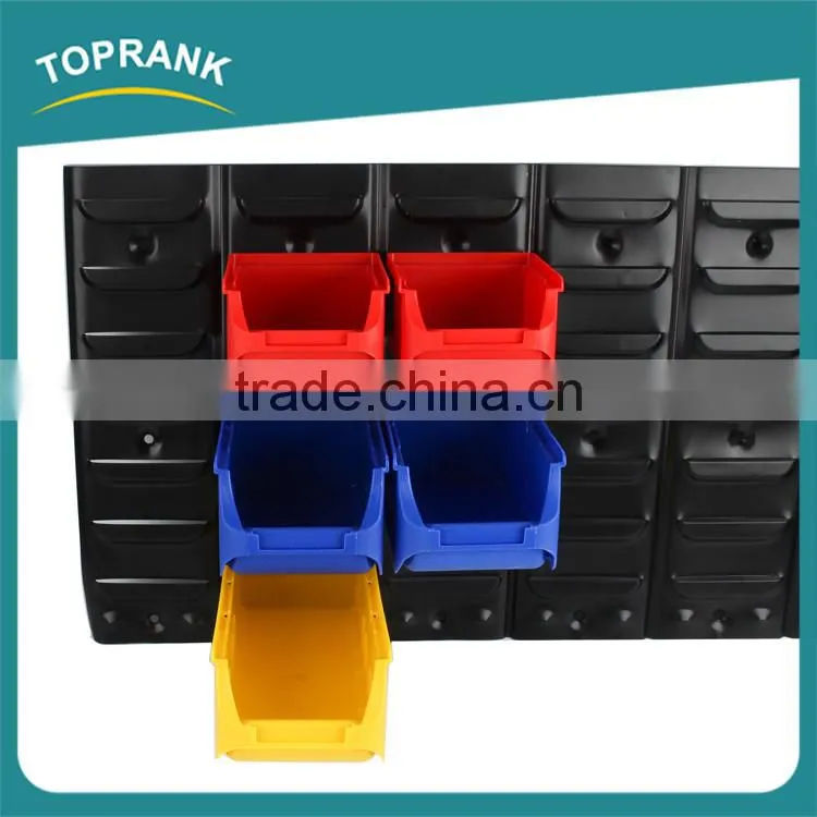 Cheap wholesale industrial warehouse shelf wall mounted plastic storage bin