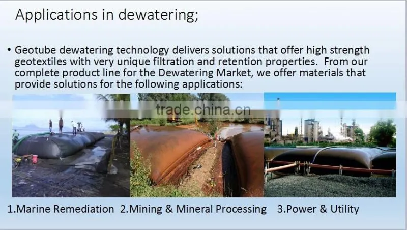 PP woven bag dewatering bag Geotube