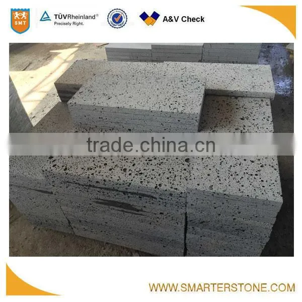 Factory price Hainan black natural basalt stone for indoor wall