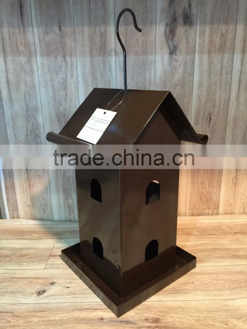 Outdoor Hanging Garden Gazebo Metal Wild Bird Feeder