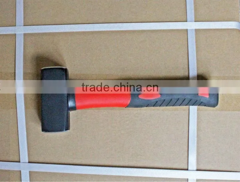 Greman type stoning hammer with fiberglass handle