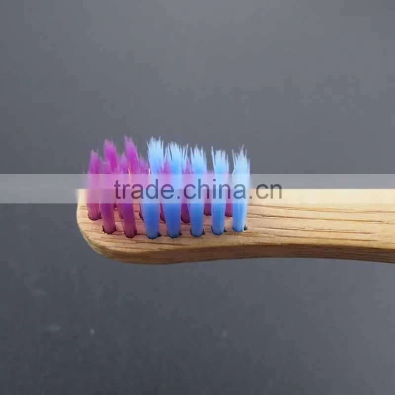 eco packing custom name toothbrush wholesale child bamboo toothbrush
