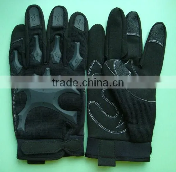 PU Leather Police Gloves for Winter