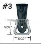 door seal brush with sand paper
