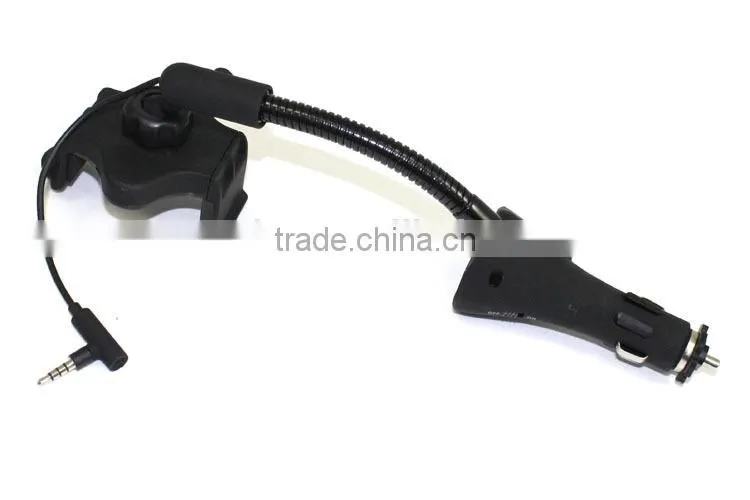 Fm transmitter car mount holder ,h0t242 car fm transmitter car charger , smartphone car kit with holder