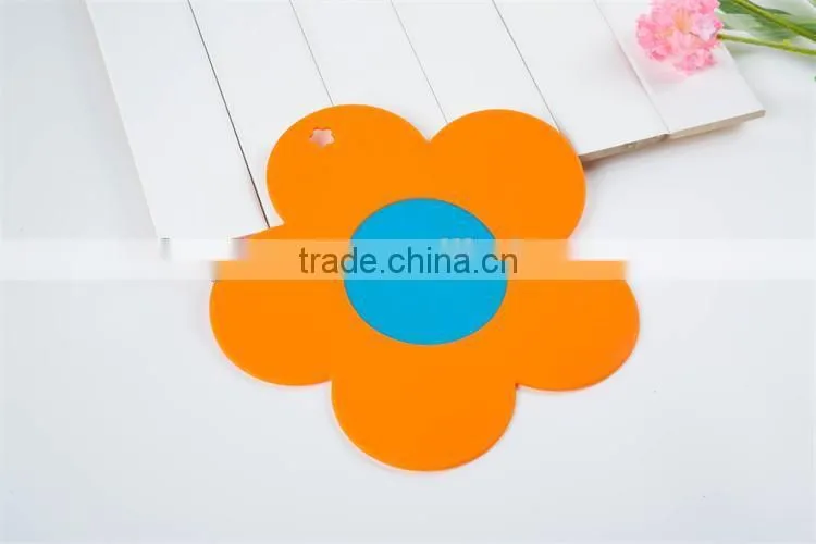 Silicone Pot Holder,Hot Pads in Unique Sunflower Pattern funny pot holder