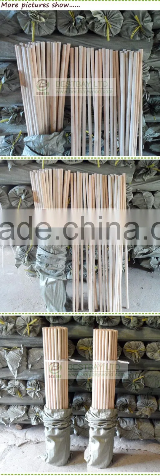 Wooden broom handle,mop handle,mop stick,broom stick