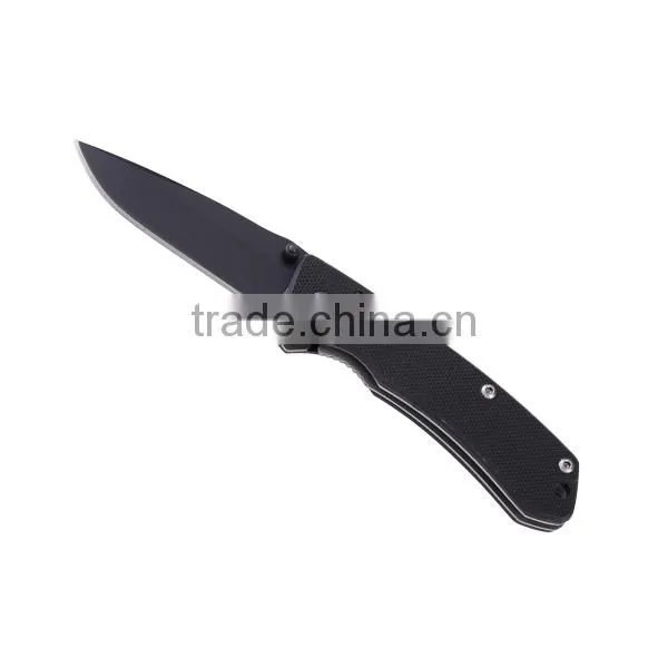A21-1032 Stainless Steel Blade Black Tactical Rescue Folding Knife