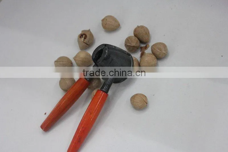 HOT!!! Zinc alloy nutcracker w/wooden handle