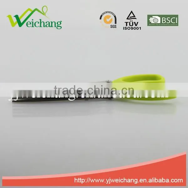 WCSC0532 premium Soft grip Stainless Steel Precision 5 LAYER BLADES SCISSOR New Design