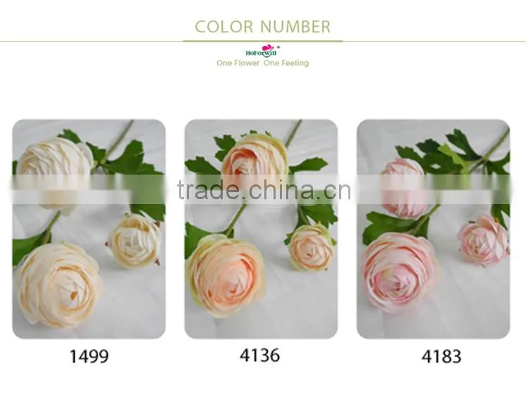 silk cloth high quality decoration small ranunculus flowers
