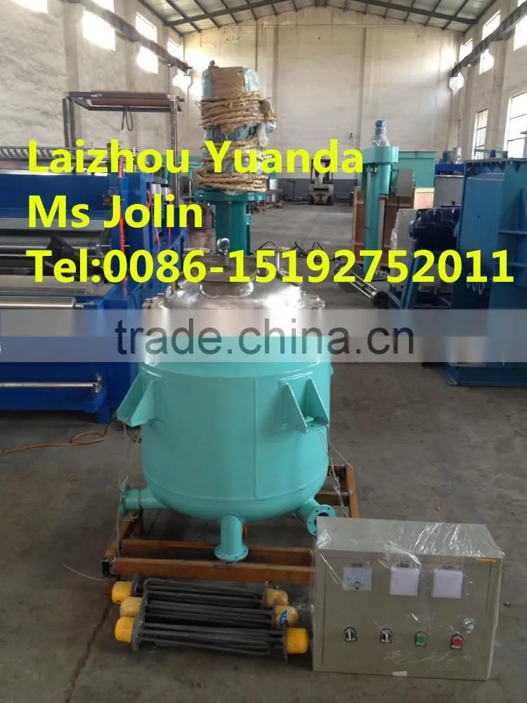 Stainless Steel Chemical Reactor With Heating Jacket And Cooling Inner Coils