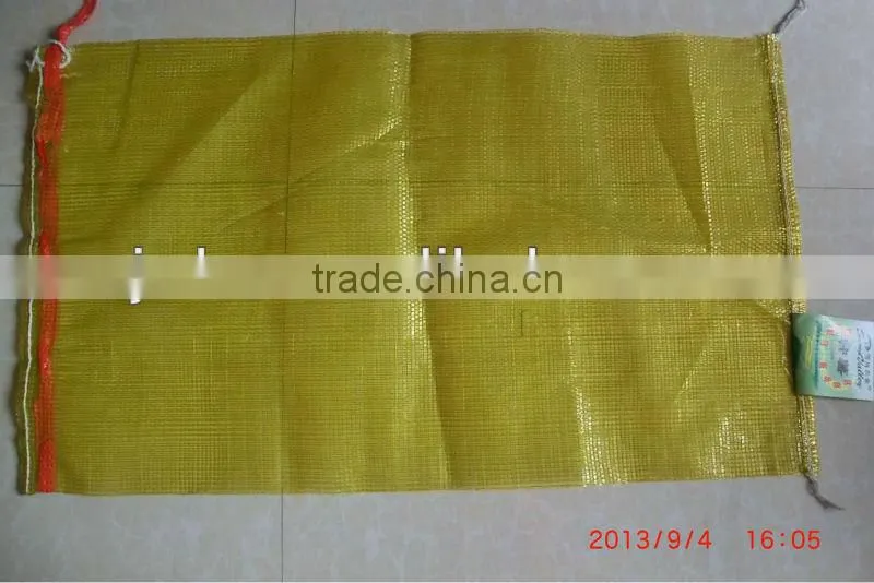 PP vegetables mesh bags, circular leno sacks supplier