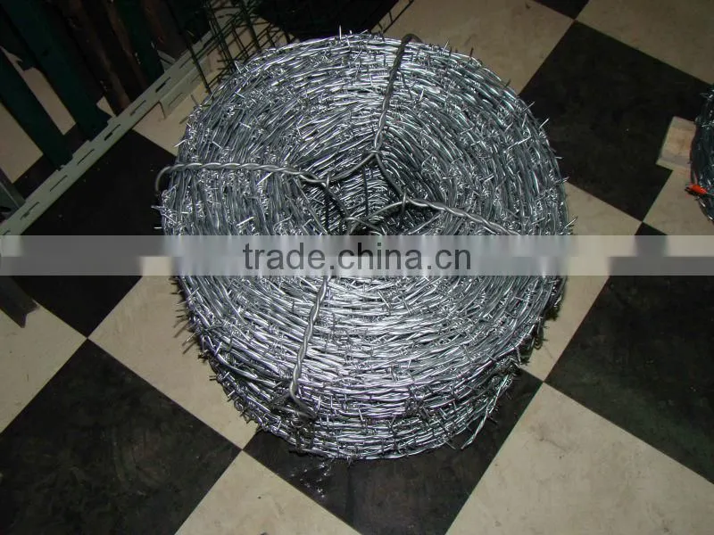 High strength heavy duty galvanized barbed wire