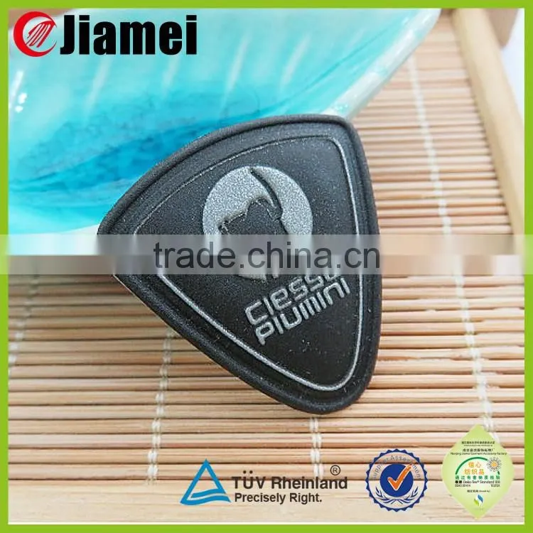 Custom garment pvc logo embossed reflective label/patch/tag