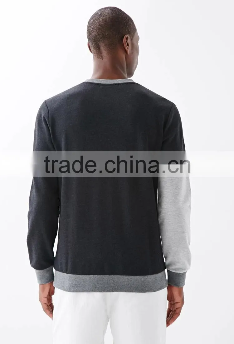 2016 split joint new design crewneck mens custom sweatshirt