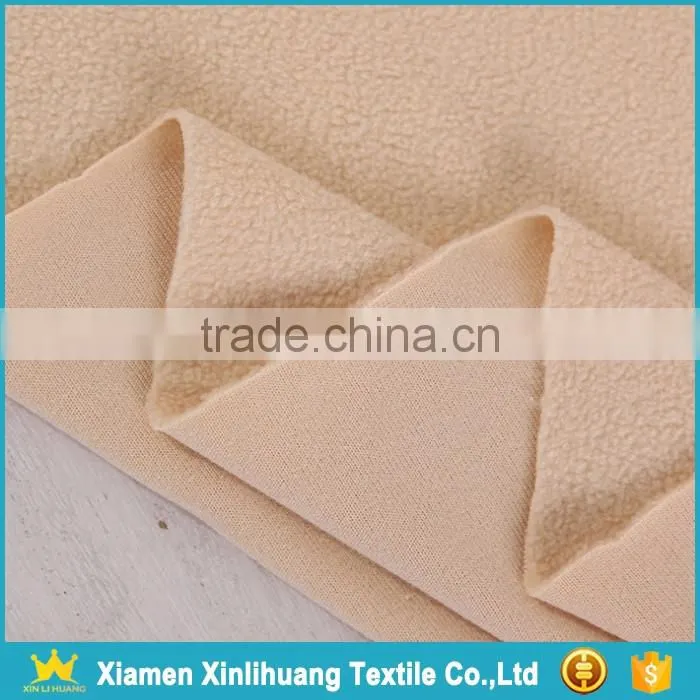 New Arrival Solid Color 100 Polyester Polar Fleece Knitted Fabric for Jacket