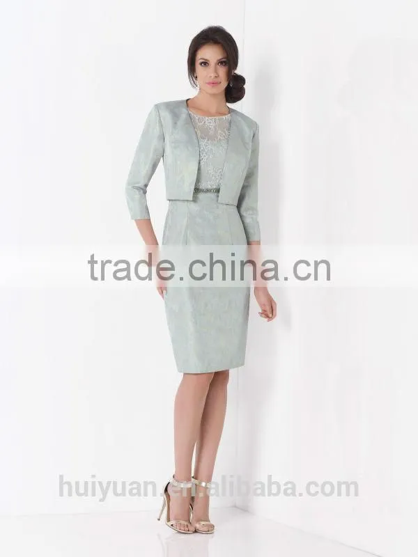 lady fashion design lace high collar long sleeve evening dress