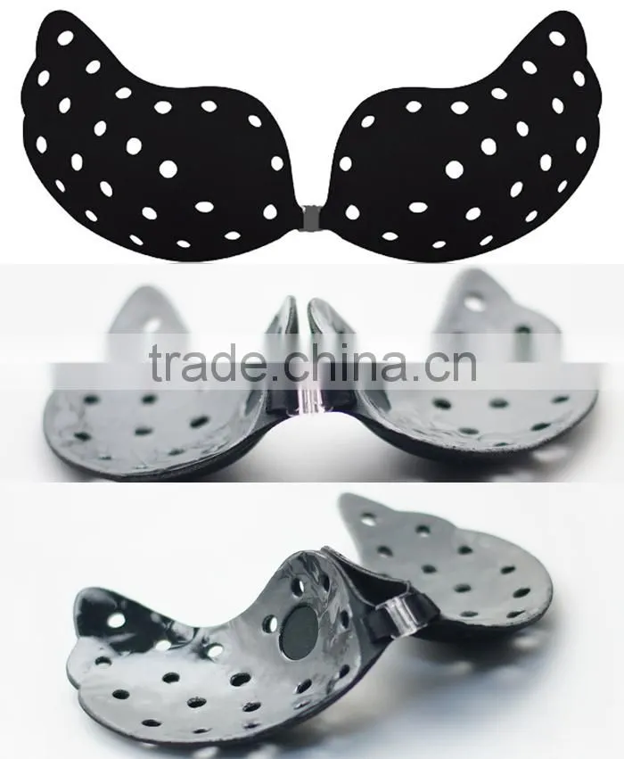 stick-on fully breathable v bra