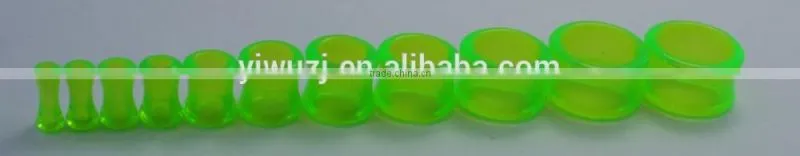 2014 Round Ear Plugs Fack ear Tunnel Acrylic tapers body piercing jewelry