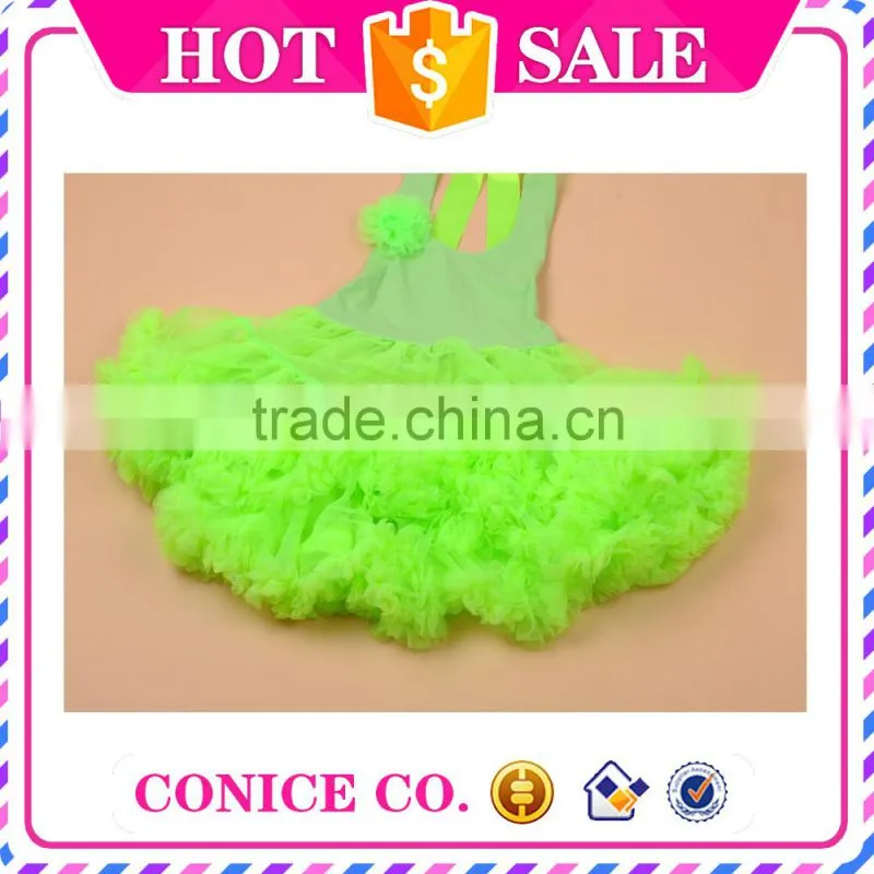 2015 New Design hot sale fashion bareback dress for American baby girls summer Tutu dress