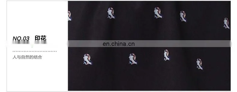 2014 summer new collection european printed A-shape mature women short skirt