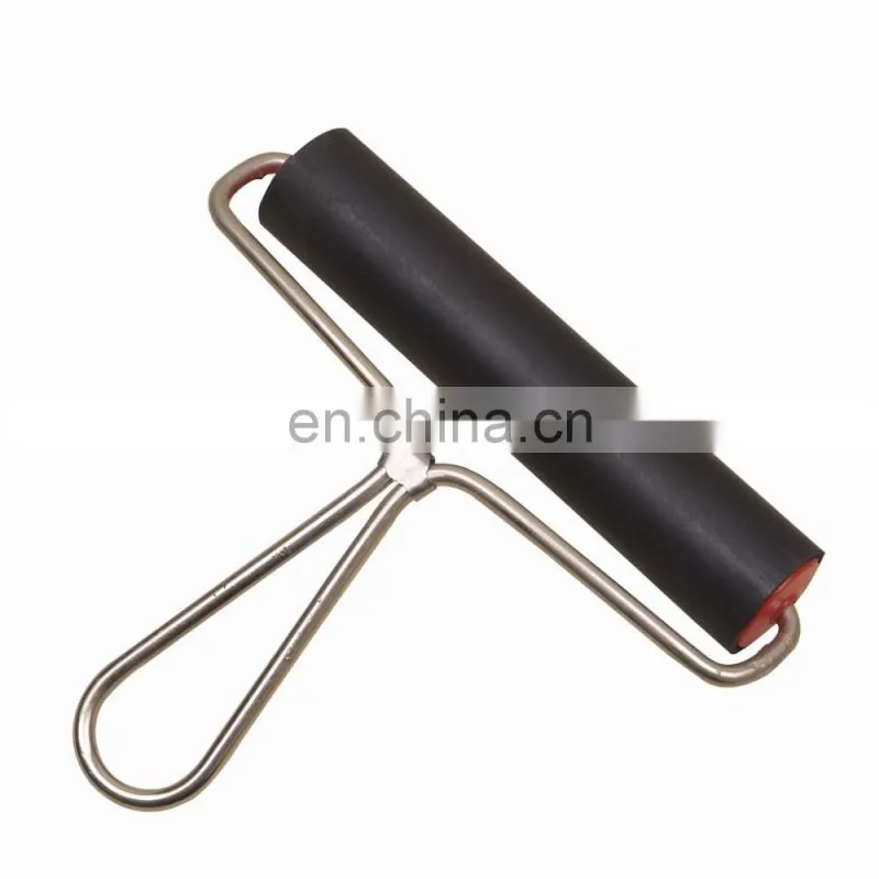 150mm Steel Handle Rubber Brayer