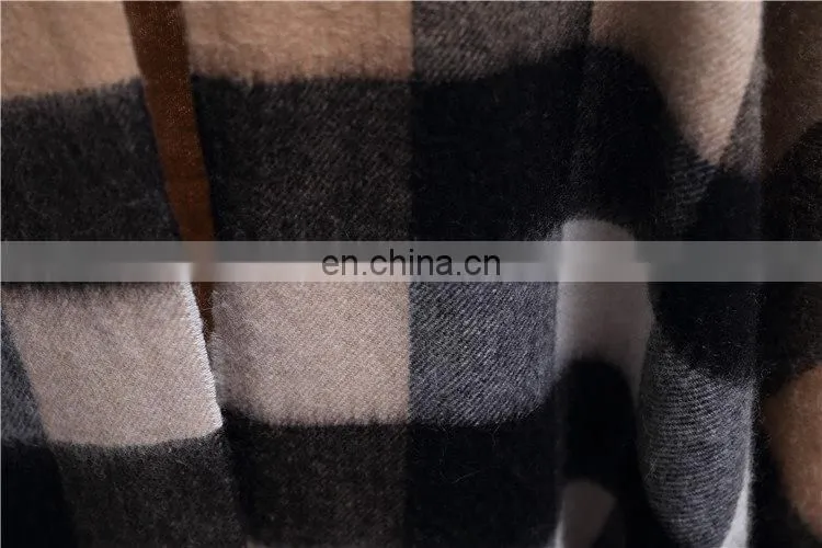 Fashion Women Real Raccoon Fur Hood Shawl Wool Cashmere Scarves Shawls