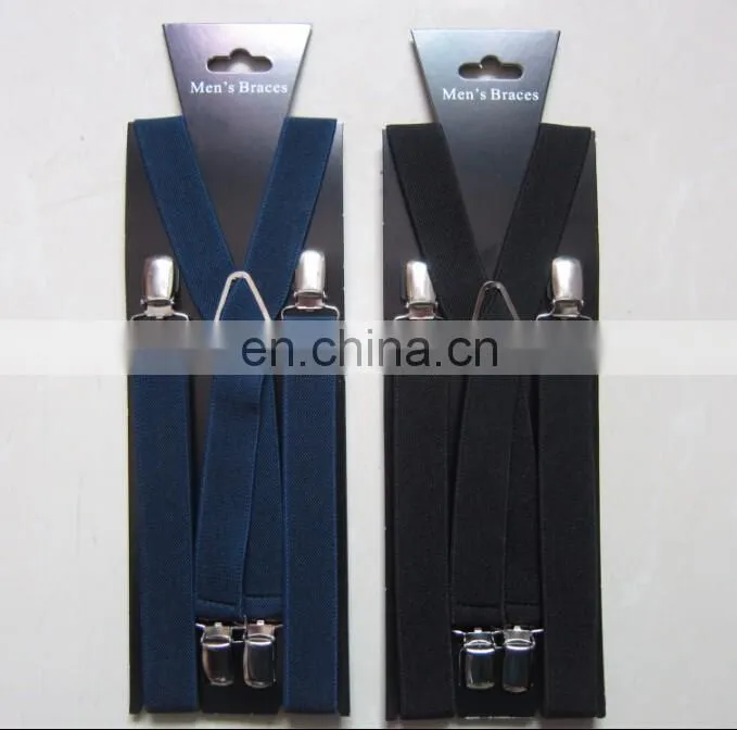 Hot sale yiwu longkang x back men suspenders