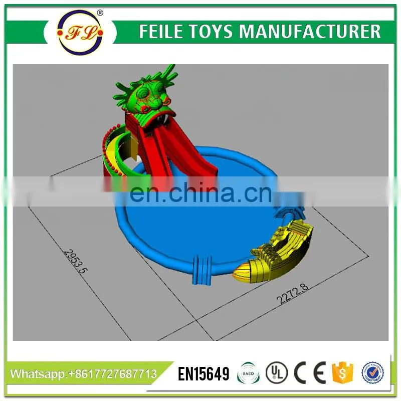 fun giant inflatable water game for kids and adults