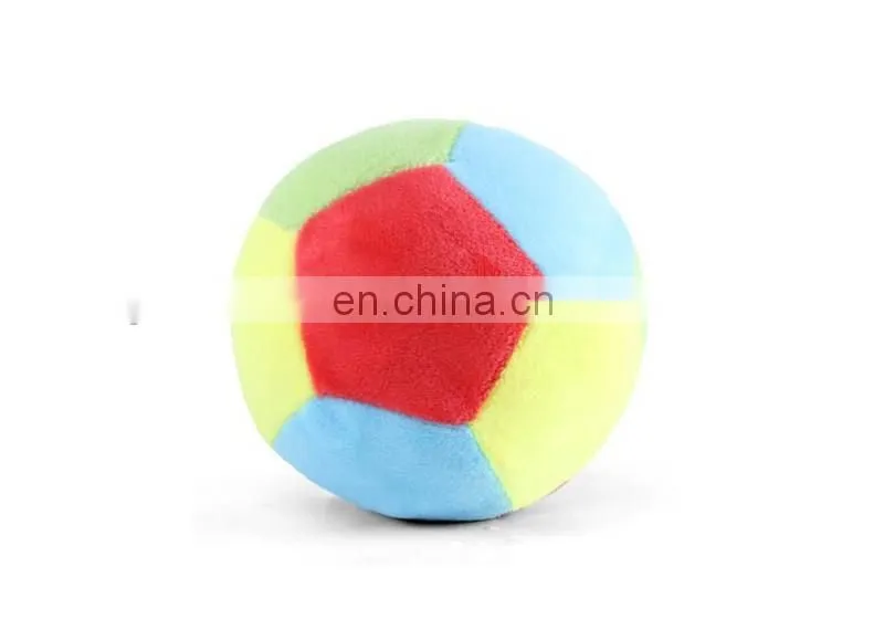 YK educational soft plush cloth rattle ball and cube for little baby